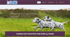 Desktop Screenshot of haasanimalhospital.com
